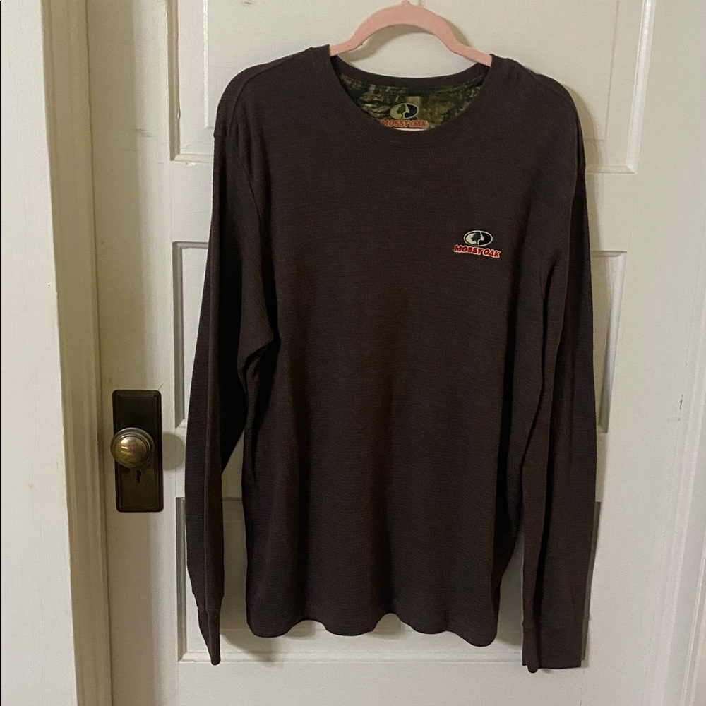 Mossy Oak Camouflage and Brown Shirt